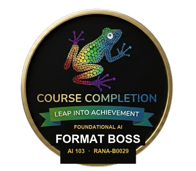 Format Boss badge