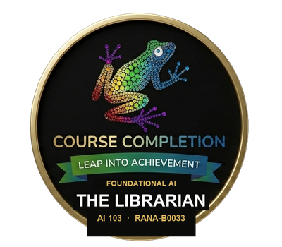 The Librarian badge