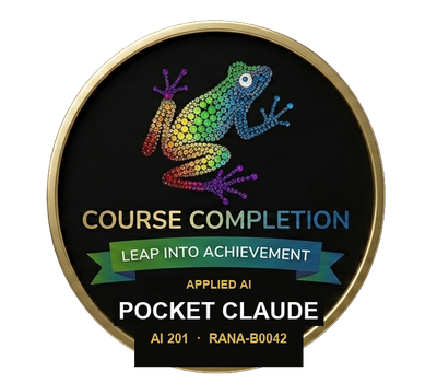 Pocket Claude badge