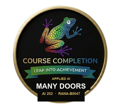 Many Doors badge