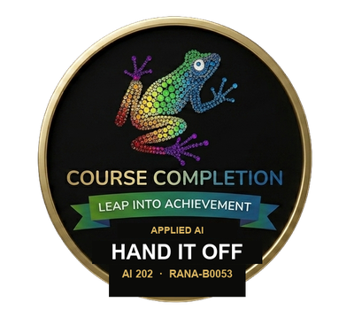 Hand It Off badge