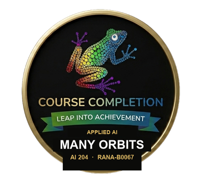 Many Orbits badge