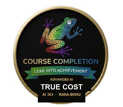 True Cost badge